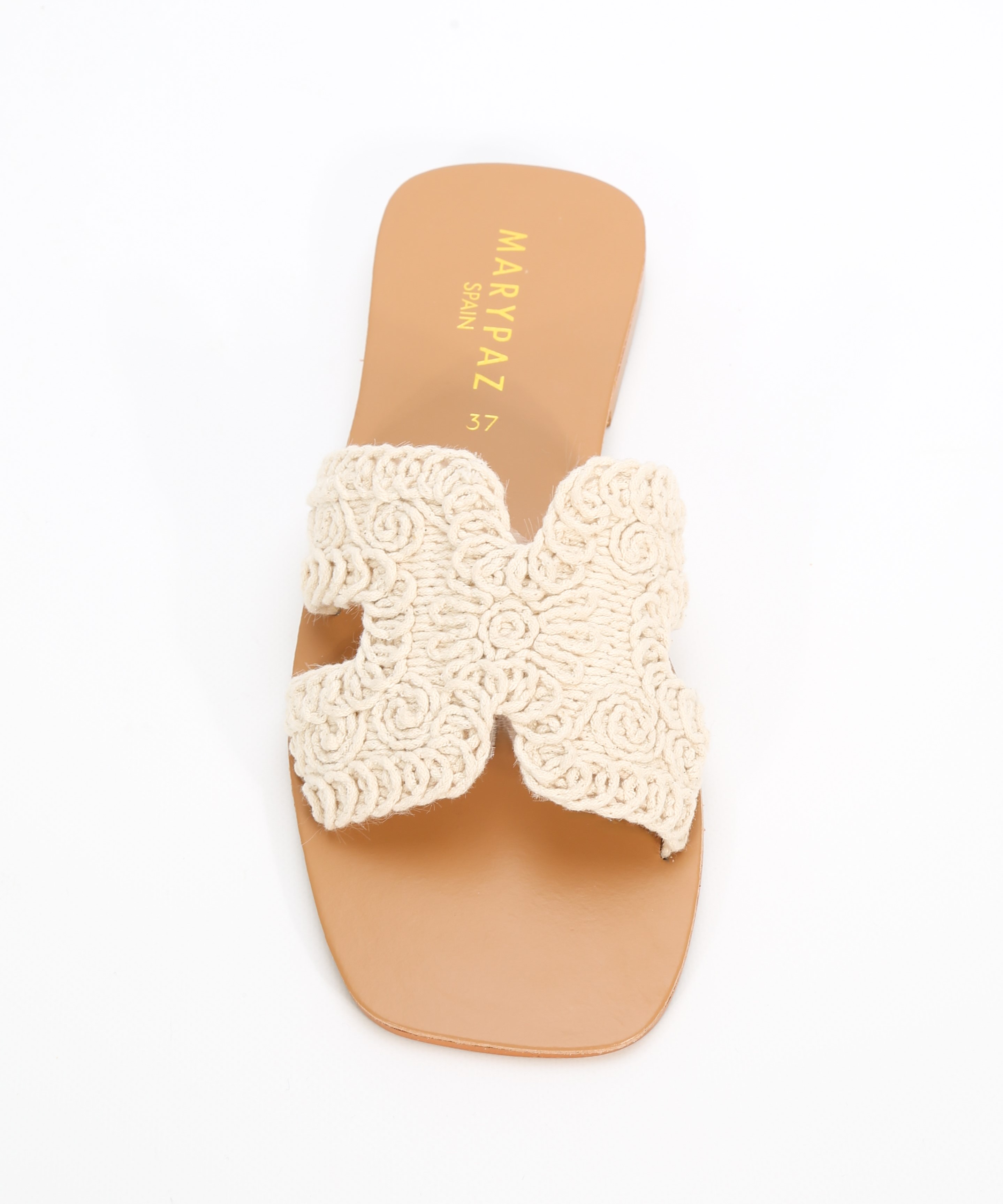 Sandalias planas bordadas image number null